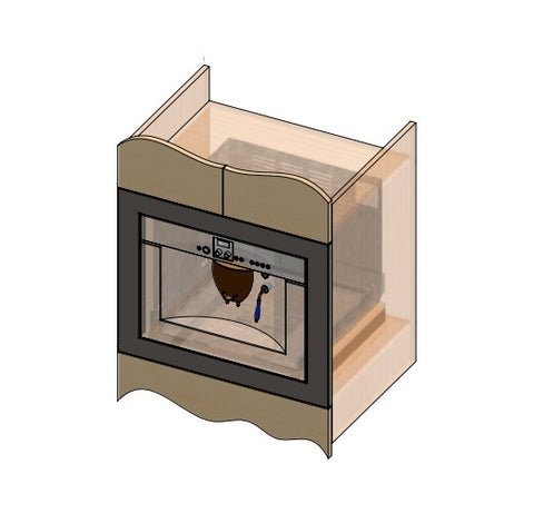 Coffee Maker Full Surround Trim Kit - 27" (MCVA6401SSEUG43141)