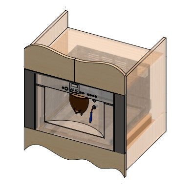 Coffee Maker Side Trims - 27" (WEC24EUST2706)